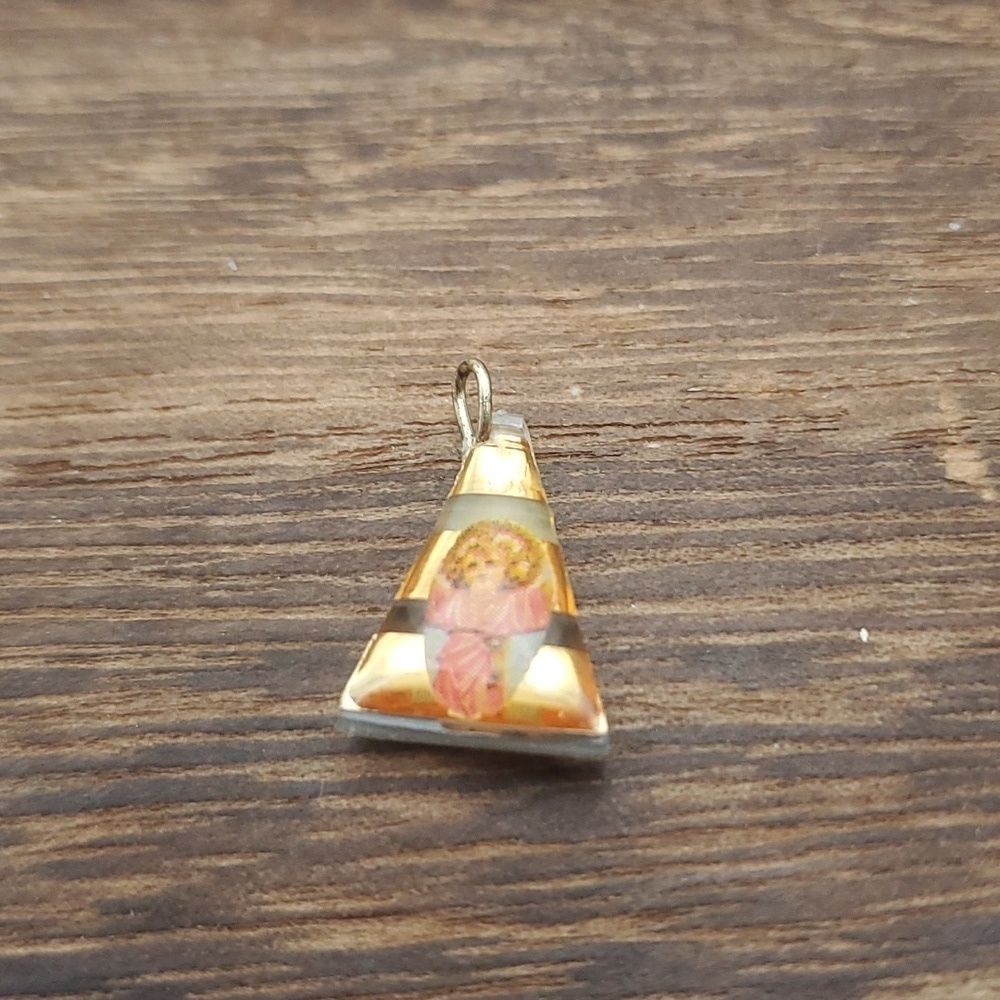 Religious rosary‎ necklace pendant